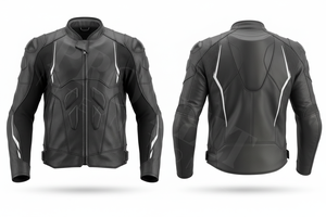 Chaqueta de Motocicleta de Cuero con Protección, Resistente al Viento y Transpirable, para Carreras, con Etiqueta Privada Aceptada - Product Image 3