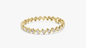 Most Selling Luxury Diamond <b>Bracelet</b> With <b>Adjustable</b> Chain Fine Use For Party Event Jewelry For Women Indian Supplier - Product Image 3