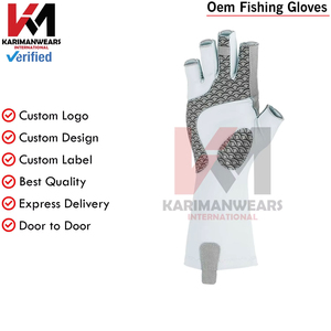 OEM Custom Logo Fishing Gloves Waterproof Anti <b>Slip</b> Breathable Quick Dry Full Finger Protective Gloves For Freshwater - Product Image 4