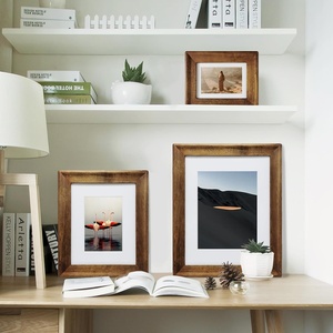 Natural Wooden <b>Square</b> <b>Photo</b> <b>Frame</b> for Tabletop & Wall Display Handmade Decorative Classic Picture <b>Frame</b> for Home Office Gift - Product Image 3