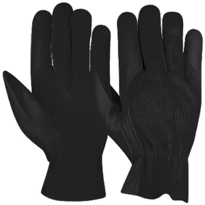 Gants de travail robustes en cuir pleine fleur lisse, usage général, protection individuelle, résistance à l'abrasion, sécurité industrielle - Product Image 5