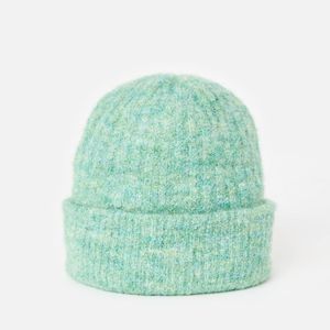 Gorro de Punto con Estampado de Leopardo para Mujer, Color Marrón con Ribete Rosa, Gorro Térmico para Invierno, Ropa de Calle - Product Image 4