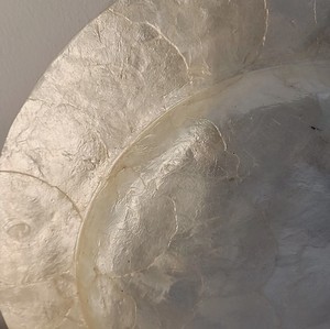 Luxury Handmade Mother Pearl Inlay 5mm Thick Charger <b>Plate</b> Scalloped Shell Mosaic Decorative Placemat Hotel Tableware Carton - Product Image 6