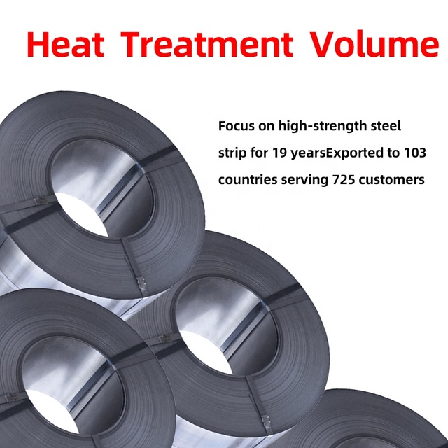 Factory Harden and Temper Blue Polish Flexible Spring Steel Coil Strip