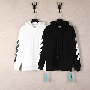 เสื้อฮู้ดดี้ผู้ชายผ้าฝ้าย 100% พิมพ์ลายคุณภาพสูง ทรงเข้ารูป ระบายอากาศดี ดีไซน์ทันสมัยสไตล์สตรีท - Product Image 2