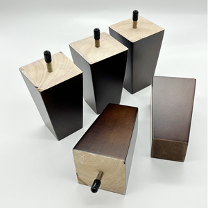 Solid Wood Square <b>Sofa</b> <b>Legs</b> OEM Custom Supplier Wooden <b>Legs</b> <b>for</b> Couch Cabinet Bed Table Heavy Duty Manufacturer Bulk Orders - Product Image 2