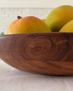 Artículos Decorativos para Centros de Mesa, Frutero, Accesorios para Mesa, Tazones Decorativos, Tazón Grande Curvo de Madera de Acacia Hecho a Medida, Tazón para Ensalada, Artículos para Eventos - Product Image 5