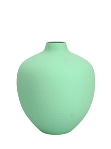 Florero Moderno de Aluminio Plateado en Verde Menta, Florero Minimalista para Decoración del Hogar, Ecológico y Duradero, Centro de Mesa - Product Image 2