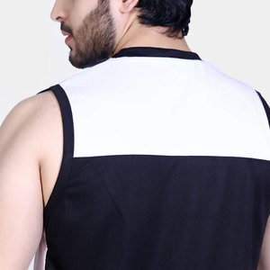 เสื้อกล้ามผู้ชาย โพลีเอสเตอร์/คอตตอน ผ้าทึบ ระบายอากาศ แห้งเร็ว ทรงปกติ สไตล์สตรีทแฟชั่น - Product Image 2