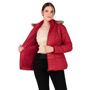 Latest Design High Quality <b>Women</b> Winter Breathable Nylon Puffer <b>Jacket</b> Wholesale Price New Arrival - Product Image 4