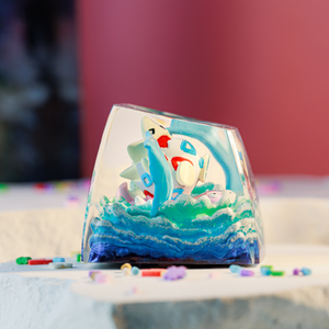 Keycaps Mystiques Anime, Keycaps Artisanaux Personnalisés, Keycaps Anime Mignons, Keycaps Verts, Ensemble de Keycaps, Keycaps en Résine - Product Image 5