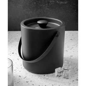 Ensemble de seau à glace isotherme en acier inoxydable doré martelé de qualité supérieure avec poignée de transport, couvercle et pince à glace - Product Image 1