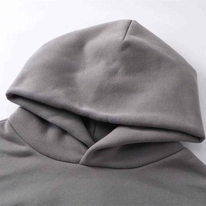 Sudaderas con Capucha para Hombre, Color Sólido, con Bolsillo, Estilo Pullover, Algodón French Terry, Ropa Casual de Invierno - Product Image 3