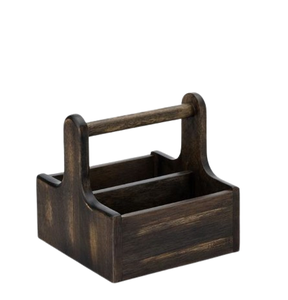 Caddy en bois sculpté à la main, motif floral, moderne, haute qualité, export Inde, décoration intérieure, table, contemporain - Product Image 6