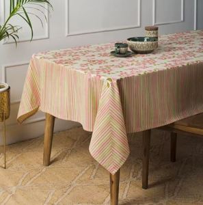 Cotton Fabric Stripe <b>Table</b> Cloth Dining <b>Table</b> <b>Cover</b> Striped <b>Table</b> Cloth Cotton Dining <b>Table</b> <b>Cover</b> Premium On Sale Price - Product Image 4