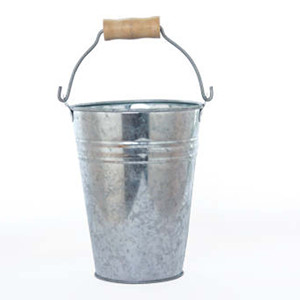Seau à glace de conception simple simple avec poignées galvanisées à la main directement promotionnelles en usine 1 matériau de caractéristique en métal 3L - Product Image 4