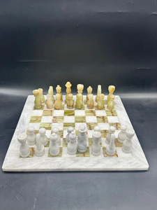 Handmade <b>Wooden</b> & Resin <b>Chess</b> <b>Set</b> for Children-Foldable Design Various Colors Available From India - Product Image 3