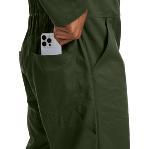 Safety <b>Working</b> Custom <b>Men</b> High Vis <b>Overalls</b> Workwear Plain High Quality Coverall <b>Working</b> Boiler Suit Cheap Price - Product Image 5