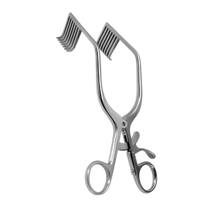 Écarteur cérébellaire 200 mm 7x7 à pointes angulées en acier inoxydable, instrument chirurgical orthopédique manuel de précision - Product Image 3