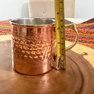 Mug en cuivre classique écologique, artisanat de fête, best-seller - Product Image 4