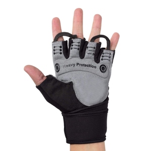 Soft Shell Half-Finger Tactical Gloves Adjustable Wrist <b>Strap</b> for Outdoor Fitness Sports Riding Wear-Resistant Non-Slip Neoprene - Product Image 6