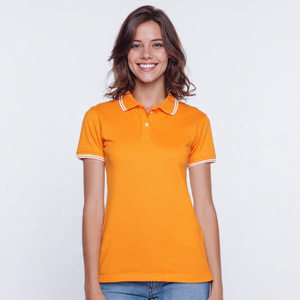 Nueva Camiseta Polo de Verano para Mujer, Casual, Ajustada, de Color Sólido, 100% Algodón, Transpirable y Ligera - Product Image 2
