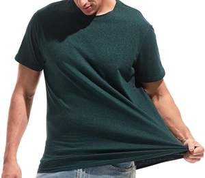 Camiseta Unisex de Punto 100% Algodón, Estilo Vintage, de Alta Calidad, Lisa, con Logotipo Personalizado, Manga Corta, Corte Regular - Product Image 5