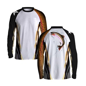 Camisas de Pesca Unisex al por Mayor con Impresión Personalizada, 50% Spandex/Algodón, Protección Solar, Mangas Largas, Transpirables, Resistentes al Viento, Tallas Grandes - Product Image 1