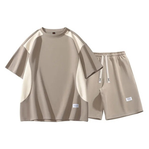 Ensemble Homme 2026 – Tenue d'Été Décontractée en Coton, Ensemble Deux Pièces Léger Imprimé pour la Plage (T-shirt et Short) - Product Image 3