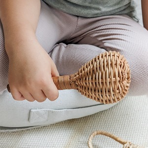 Woven Rattan Music <b>Rattle</b> Natural <b>Baby</b> Kids Toys Wicker Handcrafted Vietnam Best Price <b>Rattles</b> Top Sale Toy - Product Image 5