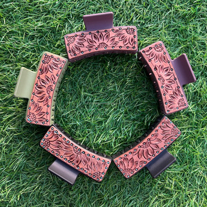 มาใหม่สไตล์ตะวันตกทําด้วยมือเครื่องมือหนังผมกรงเล็บคลิปจริงทําด้วยมือหนังผมPinsอุปกรณ์เสริมสําหรับผู้หญิงและสาว - Product Image 2