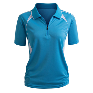 Vente flash - Polo en coton à manches courtes pour femmes, respirant, de qualité supérieure, vêtements de sport décontractés, polo de tennis, logo personnalisé - Product Image 1