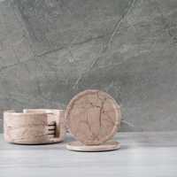 Sous-verres en marbre naturel grand format, imperméables, design moderne et minimaliste, pour villa, hôpital, décoration intérieure, cadeau