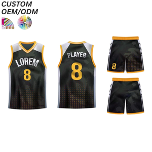 Maillot de basketball sans manches personnalisé en polyester respirant imprimé, pour matchs d'équipe, support OEM ODM pour la vente en gros - Product Image 3