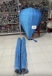 Silk Lanterns Vietnamese Bamboo Silk Lanterns Hanging Decor For Balcony Garden Wedding Vietnam Silk Lanterns - Product Image 6