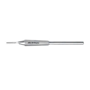 Apto Enterprises AE-4172 Mango de bisturí hueco de acero inoxidable de 15.5 cm, calidad premium, 6 pulgadas, manual, certificado CE Clase I - Product Image 1