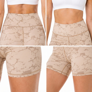 Shorts de sport pour femmes, sous-vêtements de compression, shorts de gym à taille élastique, shorts de yoga en spandex et polyester, collants courts - Product Image 6