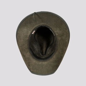Sombrero de Vaquero de Cuero Envejecido de Alta Calidad, Estilo Clásico del Oeste, con Logotipo Personalizado Disponible, MOQ Disponible - Product Image 4