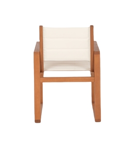 Silla de comedor de exterior de eucalipto de primera calidad | Madera maciza, bajo mantenimiento | Para hoteles y villas | Hecho en Vietnam - Product Image 1