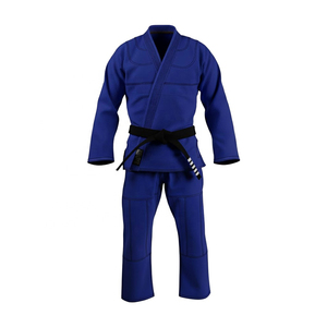 Men's Black BJJ Kimono 100% <b>Polyester</b> Durable Jiu Jitsu Gi Uniform Regular Fit Adult Martial Arts Wear - Product Image 5