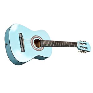 Chitarra Acustica Blu Cielo da 38 Pollici con Corde in Nylon, Corpo in ABS, Include Plettri, Capotasto, Custodia, Accordatore e Tracolla - Product Image 5