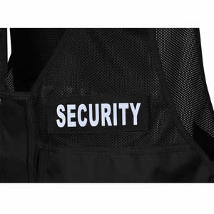 Gilet de sécurité unisexe en polyester haute visibilité avec fermeture éclair frontale, fente pour carte d'identité, personnalisable, détection d'aiguilles, pour la sécurité industrielle - Product Image 6