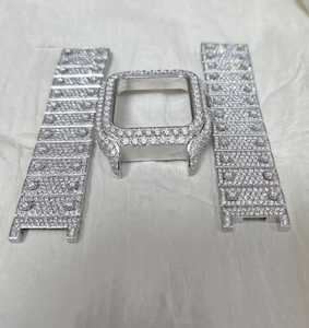 VVS Moissanite นาฬิกาแฟชั่นผู้หญิงสแตนเลส Miyota การออกแบบที่กำหนดเองการผลิต ODM - Product Image 3