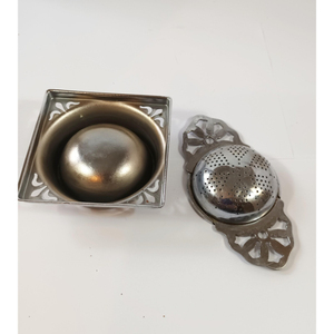 Stainless Steel <b>Tea</b> <b>Infuser</b> Hard Holes <b>Tea</b> Strainer with Two Side Handle for Kitchen Tools Creative Shape Loose <b>Tea</b> Steeper - Product Image 5