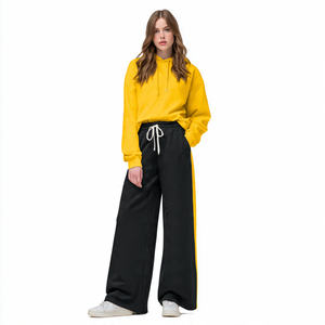 Pantalones de chándal anchos de invierno para mujer, joggers holgados con cordón en la cintura, pantalones de pijama, pantalones de chándal holgados para mujer para correr en la calle - Product Image 4