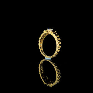 Elegante Anillo de Diamantes Naturales de 18 Quilates con Certificado IGI, Color EF, Corte Brillante Redondo de 0.3 Quilates, Claridad VVS/VS, Joyería Fina de Lujo para Mujer - Product Image 3