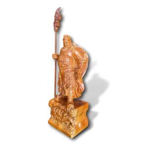 Estatua de Guan Yu de Madera de Palisandro Premium, Figura de Guerrero Chino Hecha a Mano, Decoración de Protección Feng Shui - Product Image 6