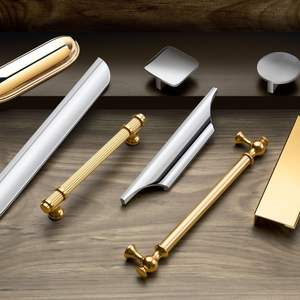 Manija de puerta de latón antiguo, manija de puerta de latón pulido, manija de puerta de latón mate, manija de puerta de latón satinado, latón cepillado, latón rosa - Product Image 3