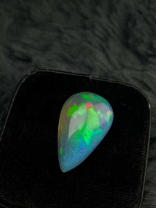 Opale de feu éthiopienne naturelle, cabochon taille marquise, 16,42 ct, multicolore, éclatante, pierre précieuse en vrac pour bijoux et lithothérapie - Product Image 4