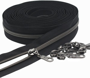 Nylon Coil <b>Zippers</b> by the Yard Bulk Coil <b>Zipper</b> Roll 10 Yards with 25pcs Pull - Product Image 2